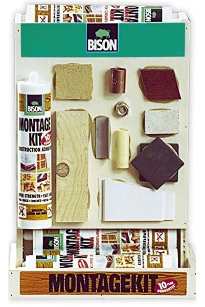 Bison Montaj Kit Anında Tutunma Strafor Alçı Dekoratif Taş Tuğla Süpürgelik L...