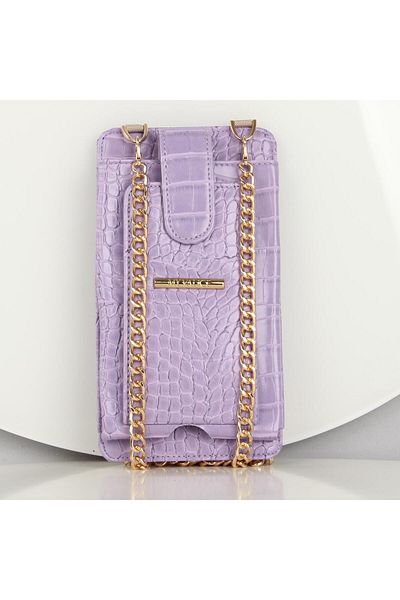 My Valice My Valice Leather Crossbody Wallet and Card Holder Compartment Phone Bag 1618 Lilac