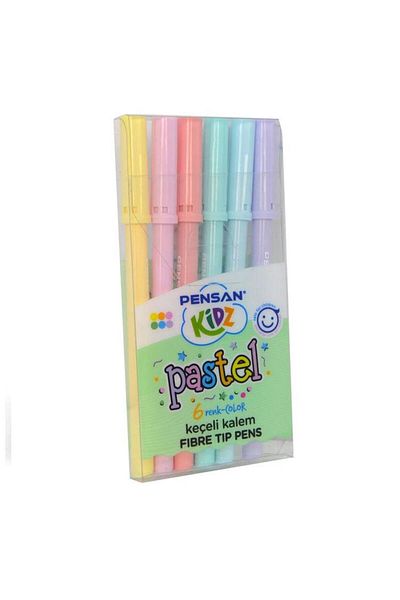 Pensan Kidz 6-Piece Felt Crayons - Pastel Color