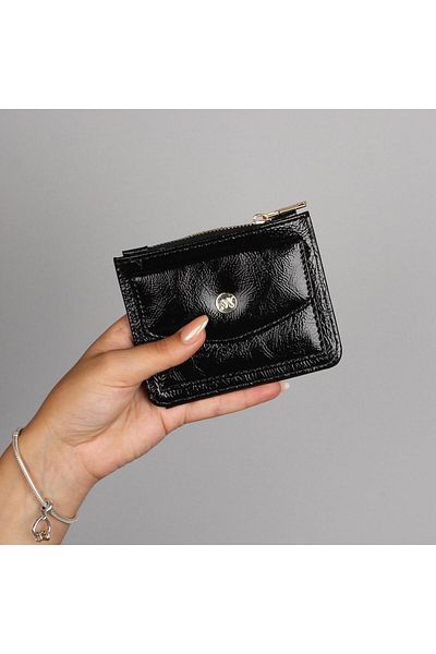 My Valice Women's Leather Wallet and Card Holder 1619 Black
