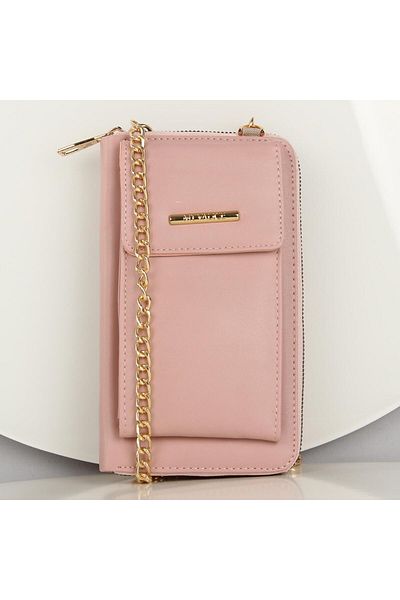 My Valice My Valice Leather Crossbody Wallet and Card Holder Compartment Phone Bag 1617 Powder