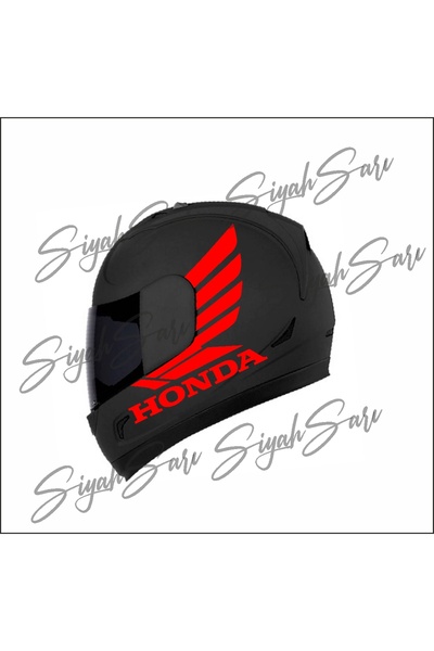 S&S HEDİYELİK EŞYA Motor Kask Yanı Honda Motorsiklet motor Kask Araba Sticker...