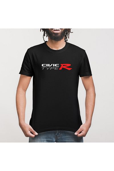 Built By Crazy Tricou unisex cu logo Honda Type R