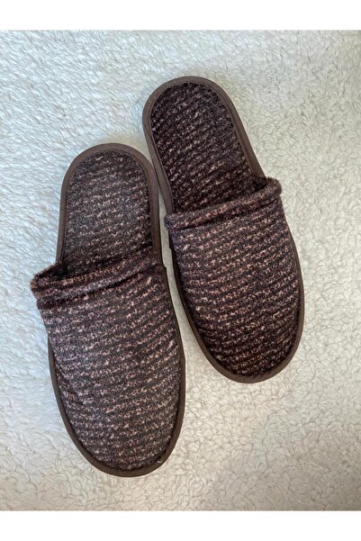 Lurji Чоловічі домашні капці Зимові капці Кавовий Чорний