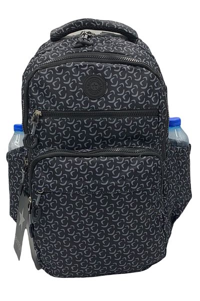 Bevitton Satin Waterproof Fabric Unisex School Backpack A3113
