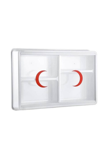 METROPOLAVM Ecza Dolabı İçi Boş İlk Yardım Dolabı Sürgülü 47x30x10cm
