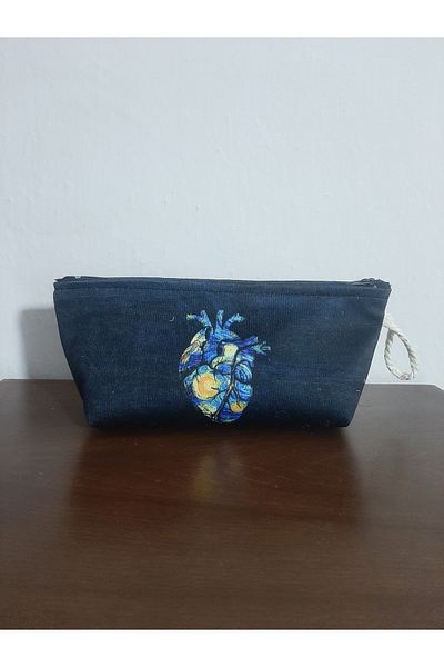 owl bag Σχέδιο θήκη για στυλό με μοτίβο νύχτας με αστέρια - τσάντα μακιγιάζ