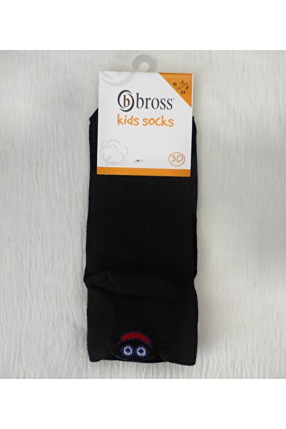 Bross УНИСЕКС ДЕТСКИ КЪСИ ЧОРАПИ С 3D РИСУВАНИЯ НА ЛИЦЕ, 2 БРОЯ