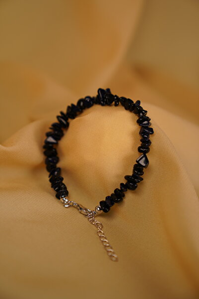 DOODLE سوار الحجر الطبيعي المكسور بحجر النجمة الأزرق الداكن