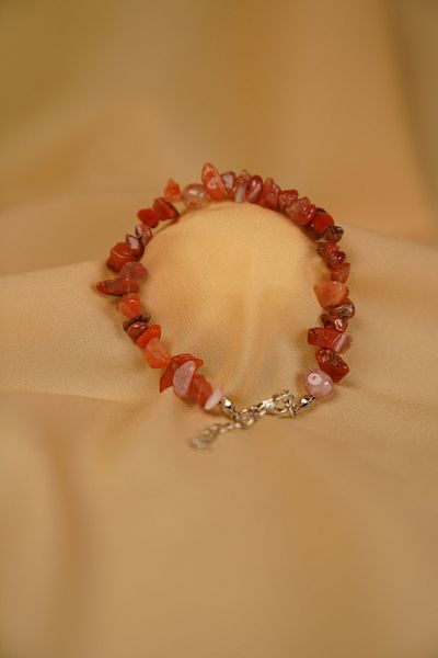 DOODLE Red Agate Natural Stone Bracelet