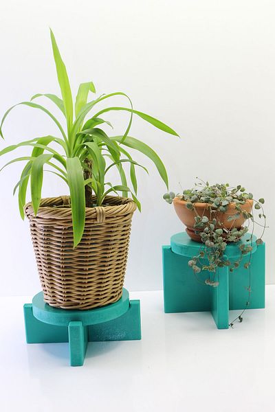 Monchi Wooden Stand - Multi-Purpose, Plant Stand, Food Plate Riser, Decorative Presentation, Flower Pot