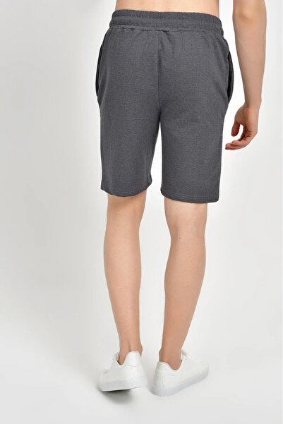 Tight Lady Erkek Antrasit Penye Regular Fit Şort