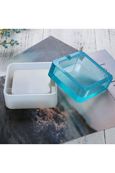 Getshopmini Epoksi Silikon Kare Küllük Kalıbı