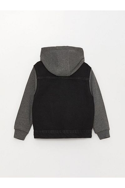 LC Waikiki Hooded Boy Jean Jacket