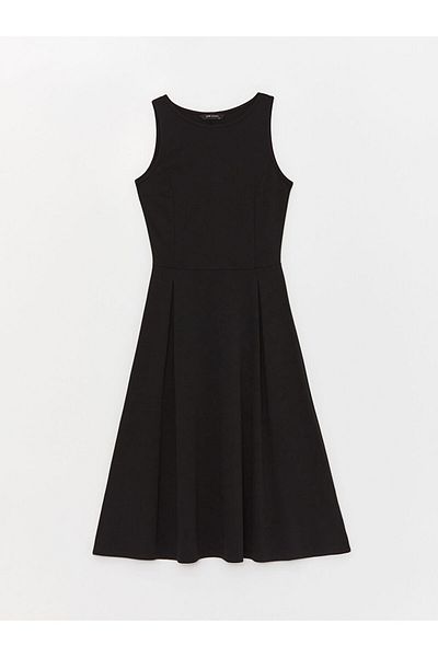 LC Waikiki Women's Crew Neck Straight Dress
