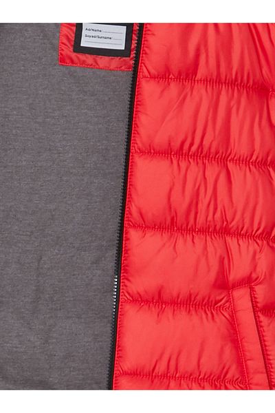 LC Waikiki Hooded Printed Boys Puffer Vest