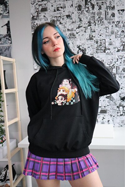 Gofeel رباعية الرسوم المتحركة المتراكبة العرق Sweathsirt 3 موضوع هوديي GOFEEL