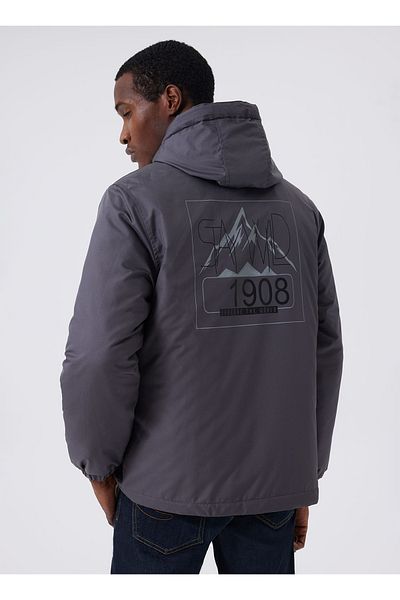 Lee Cooper Αντρικό παλτό Anthracite 241 LCM 232012 STAY ANTHRACITE