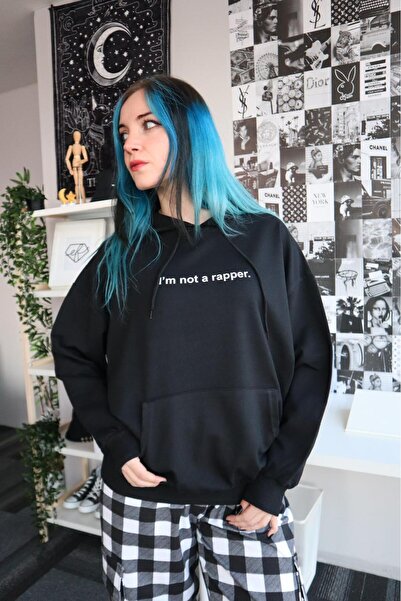 Gofeel I m Not a Rapper Sweat Sweathsirt 3 Thread Raster Streetwear Hoodie Go...