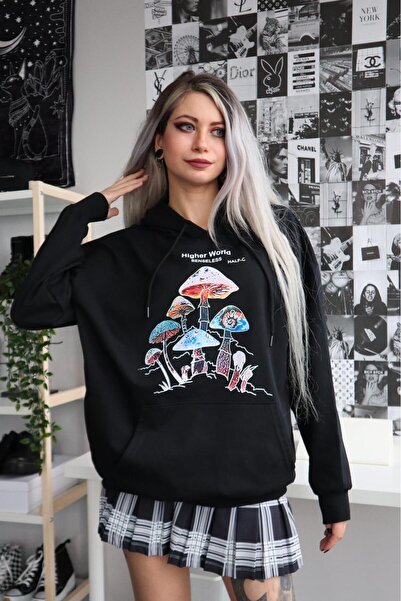 Gofeel سويت شيرت عالي الفطر 3 خيوط راستر ستريتوير هوديي GOFEEL