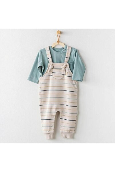 Dss Collection Andywawa AC24083 Let S Love Nature Baby سالوبيت بدلة حجرية خضراء