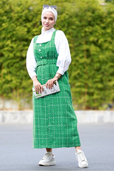 Bestenur Зелений Bear Jile 582 - На бретельках і на ґудзиках