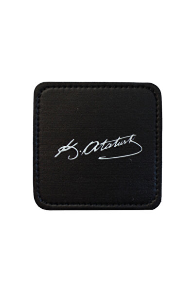 Trucker Atatürk Model 7x7 cm Trucker Şapka Uyumlu Patch Arma