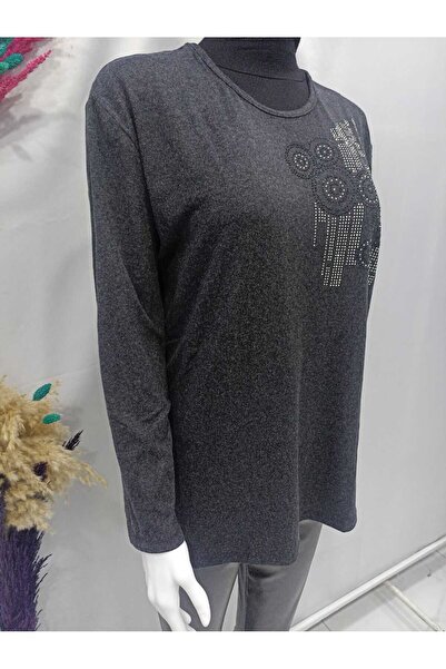 Sel Tekstil ΜΠΛΟΥΖΑ ΜΗΤΡΙΚΗ ΧΤΕΝΗ ΒΑΜΒΑΚΙΑ ΜΕ ΜΑΡΜΑΡΙΝΟ ΜΑΛΛΙ ΚΑΙ ΒΙΣΚΟΥΡΑ