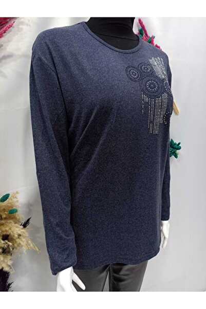 Sel Tekstil ΜΠΛΟΥΖΑ ΜΗΤΡΙΚΗ ΧΤΕΝΗ ΒΑΜΒΑΚΙΑ ΜΕ ΜΑΡΜΑΡΙΝΟ ΜΑΛΛΙ ΚΑΙ ΒΙΣΚΟΥΡΑ