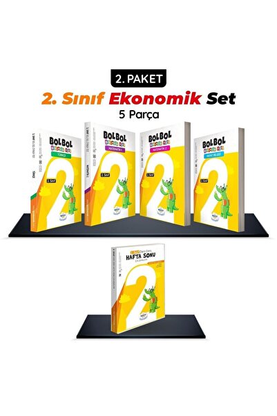 öğretmen evde 2. Sınıf Süper Ekonomik Set – 5 Parça – Öğretmen Evde Yayınları...