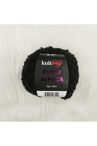 knitme Knit Me Curly Alpaca Πλεκτό Χέρι Σχοινί 50 Gr.85 Mt. 12