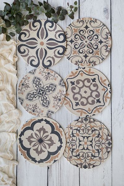 Pilloveland Σετ σέρβις για 6 άτομα - Φόρτωση American Service Beige Tile Pattern 35*35 cm