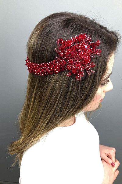 Hobigram Bridal Henna Crown with Helen Crystal for the Most Beautiful Brides – Crown, Crystal Stone, Stylish Model, Bridal Crown – Crown