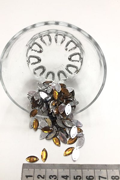 Hobigram تشكيلة من الخرز البلاستيكي البني موديل Dikst Stone 20 جرام - خرز، تصميم أنيق، إكسسوار نسائي -