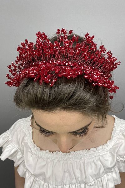 Hobigram Sirius Crystal Stone Henna and Bridal Crown for the Most Beautiful Brides – Crown, Crystal Stone, Stylish Model – Crown –