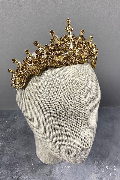 Hobigram Coroana de mireasa Henna cu piatra Tokyo pentru cele mai frumoase mirese – Coroana, cu piatra de cristal, model elegant, coroana de mireasa – Coroana –