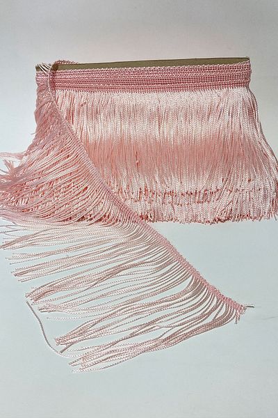 Hobigram Decorative Ribbon Pink Imported Ribbon Tassel Fringe 15 cm 1Mt – Decorative Ribbon, Stylish Design – Decorative
