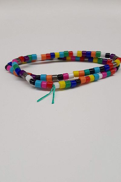 Hobigram Beads Assortment Colorful Cylinder Bright Beads – Beads, Stylish Design, Women's Accessory – Beads –