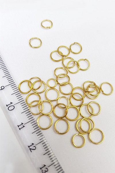 Hobigram Beads Assortment Yellow Prayer Beads and Jewelry Ring 5 mm – Beads, Stylish Design, Women's Accessory – Beads –