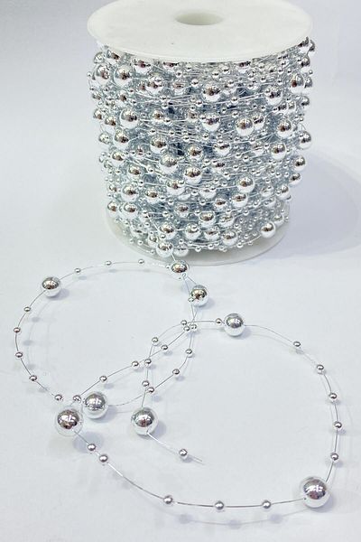 Hobigram Beads Assortment Silver Stripe Pearl 10 – Special Design, Accessory, Quality Production, Eye-Catching Style – Bo