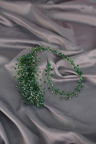 Hobigram Flizyy Crystal Beaded Bridal Tiara Accesoriu pentru păr pentru cele mai frumoase mirese – Coroană, Crystal Stone, Model elegant