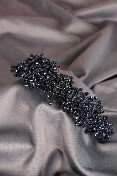 Hobigram Accesoriu pentru păr Coroana de mireasă cu mărgele de cristal Pollux pentru cele mai frumoase mirese – Coroană, cu pietre de cristal, model elegant