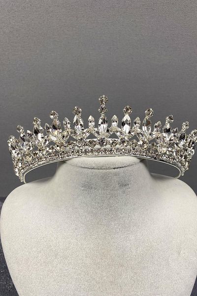 Hobigram Pedro Stone Bridal Henna Crown pentru cele mai frumoase mirese – Coroană, Crystal Stone, Model elegant, Tiara de mireasă – Coroană –