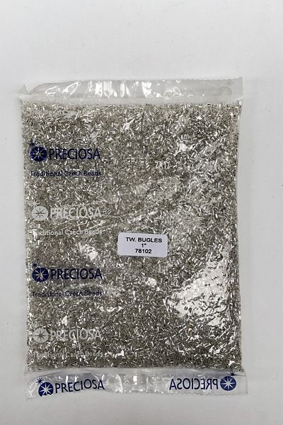 Hobigram Assortment of Beads Precıosa Triangles Cut Silver Color Twisted Beads 78102 250 Gr – Beads – Beads