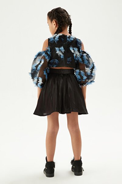 Tyess Girl's Black Skirt 23FW0TJ4305