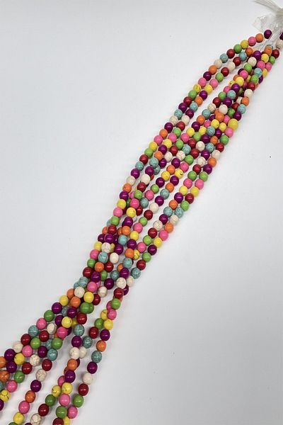 Hobigram Beads Assortment Colorful Round Stone Beads – Beads, Stylish Design, Women's Accessory – Beads – Beads