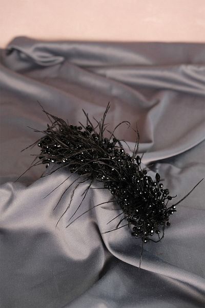 Hobigram Capella Feathered Crystal Accesoriu pentru păr și turban de mireasă pentru cele mai frumoase mirese – Coroană, Crystal Stone – Crown