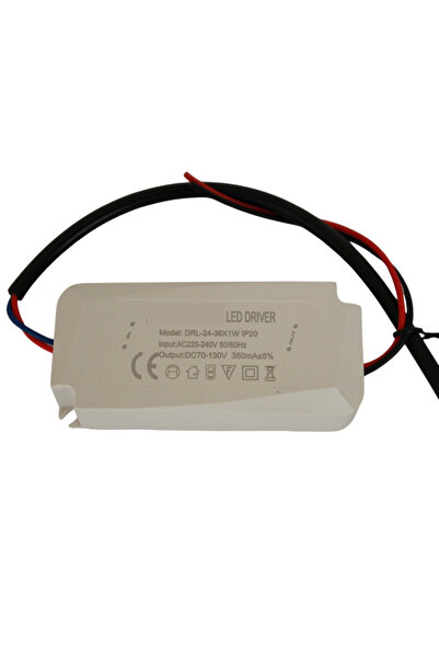 Hazar Led 24-36x1w Led Driver 350ma 70-130v Power Led Sürücü Ip20 Power Led Driver