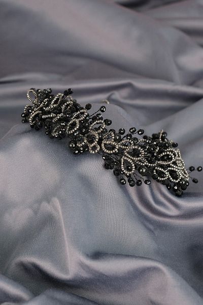 Hobigram Accesoriu pentru păr și turban de mireasă cu mărgele de cristal și nisip pentru cele mai frumoase mirese – coroană, piatră de cristal – coroană