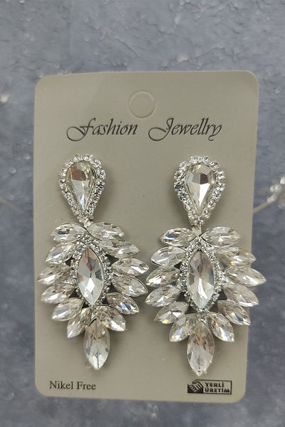 Hobigram Modelul Kastra Tiara de mireasa si cercei cu piatra pentru cele mai frumoase mirese – Coroana, piatra de cristal, model elegant – Ta